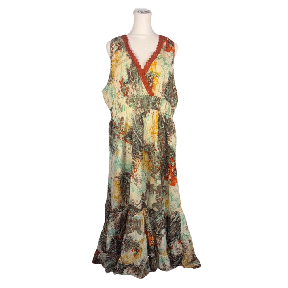 Lane Bryant Multicolor Midi Dress